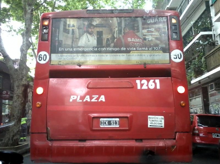 Mercedes-Benz 1621 - Ugarte - PLAZA - 1261
ICK 913...????????
Foto: "Chipy" Barijho
Colección: Charly Souto 
Palabras clave: PLAZA - 1261