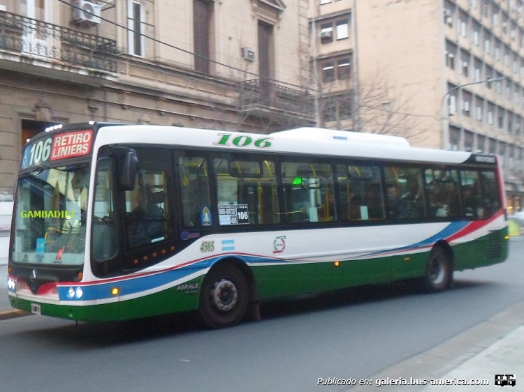 Agrale MT 17 - Nuovobus - C.U.S.A.
OTE 626
Línea 106 - Interno 4505

Foto: "Truku" Gambadiez
Colección: Charly Souto

http://galeria.bus-america.com/displayimage.php?pid=35962
http://galeria.bus-america.com/displayimage.php?pid=36411
Palabras clave: C.U.S.A. - Interno 4505