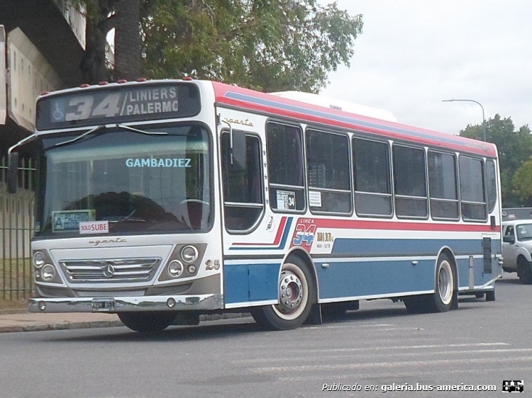 Mercedes-Benz OH 1618 L - Ugarte - Juan B. Justo
NVH 851
Línea 34 - Interno 25

Foto: "Truku" Gambadiez
Colección: Charly Souto

http://galeria.bus-america.com/displayimage.php?pid=31776
http://galeria.bus-america.com/displayimage.php?pid=37337
Palabras clave: Juan B. Justo - Interno 25