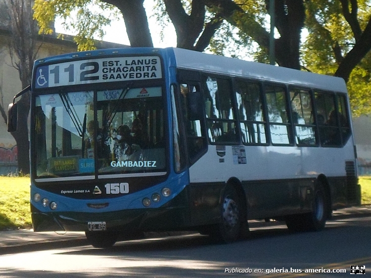 Agrale MT 12.0 LE - Metalpar Iguazú 2010 - Expreso Lomas
JFG 495
Línea 112 - Interno 150
(Unidad ex D.O.T.A.)

Foto: "Truku" Gambadiez
Colección: Charly Souto
Palabras clave: Expreso Lomas - Interno 150