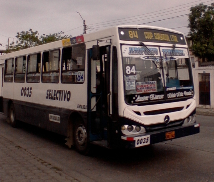 Guayacan Buss en Mercedes Benz
Coop. Guayaquil Ltda. - Línea 84
GBK- 542
