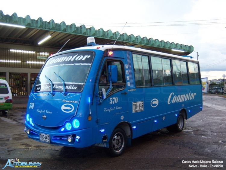 Superior Cabstar - Nissan 3000TDI
TBO 445
www.autobusesdecolombia.com
