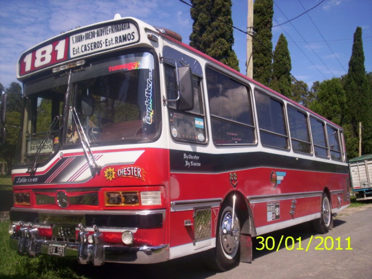 Mercedes-Benz OHL 1320 - Splendid - Siglo XXI
BXV 591
Línea 181 - Interno 33

http://galeria.bus-america.com/displayimage.php?pid=35334
http://galeria.bus-america.com/displayimage.php?pid=42010
Palabras clave: urbano