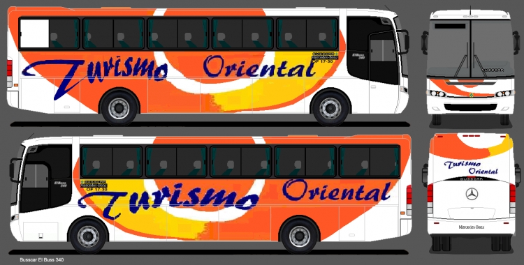 Busscar El Bus 340 (para Ecuador) - Turismo Oriental
Mercedes Benz 
