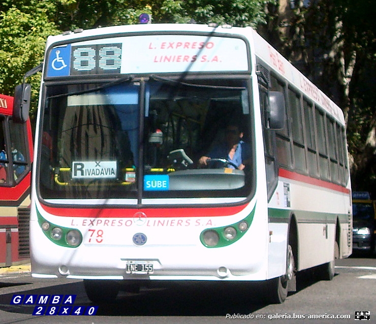 Mercedes-Benz O-500 U - Metalpar - L.E. Liniers
INE 155
Línea 88 - Interno 78
Ex Nuevos Rumbos

Colección: Gamba 28x40
Palabras clave: Gamba / 88
