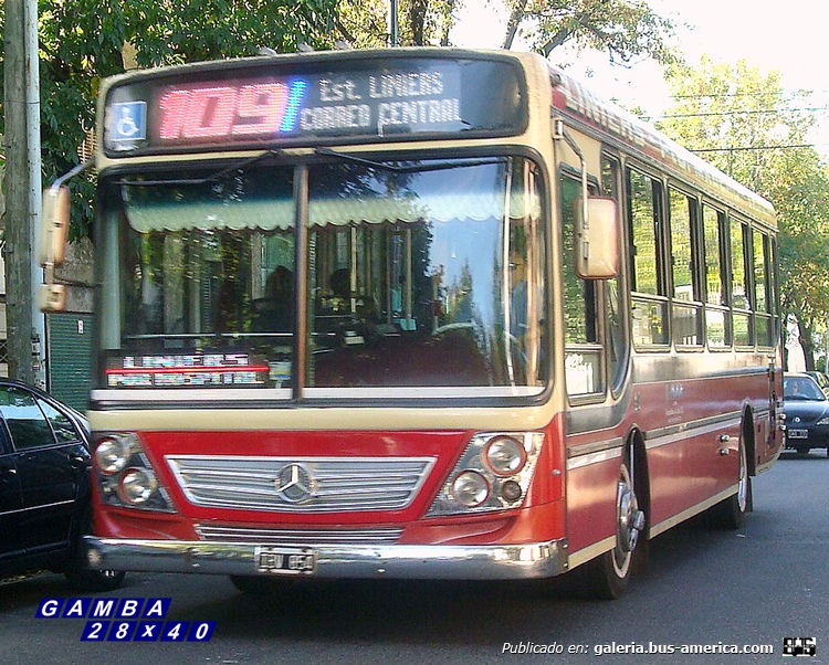 Mercedes-Benz OH 1315 L - Ugarte - Nueve de Julio
IBV 854
Línea 109 - Interno 49

Colección: Gamba 28x40

http://galeria.bus-america.com/displayimage.php?pid=20104
http://galeria.bus-america.com/displayimage.php?pid=37687
http://galeria.bus-america.com/displayimage.php?pid=39076
http://galeria.bus-america.com/displayimage.php?pid=39137
Palabras clave: Gamba / 109