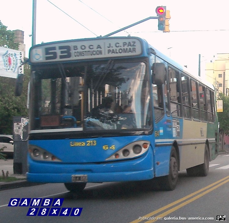 Mercedes-Benz OH 1115 L - Bi-Met - Línea 213
FLJ 443
Línea 53 - Interno 64
Uno de los pocos que quedaron en ésta línea, vaya que le sacaron jugo a estos "cortitos"

Colección: Gamba 28x40
Palabras clave: Gamba / 53