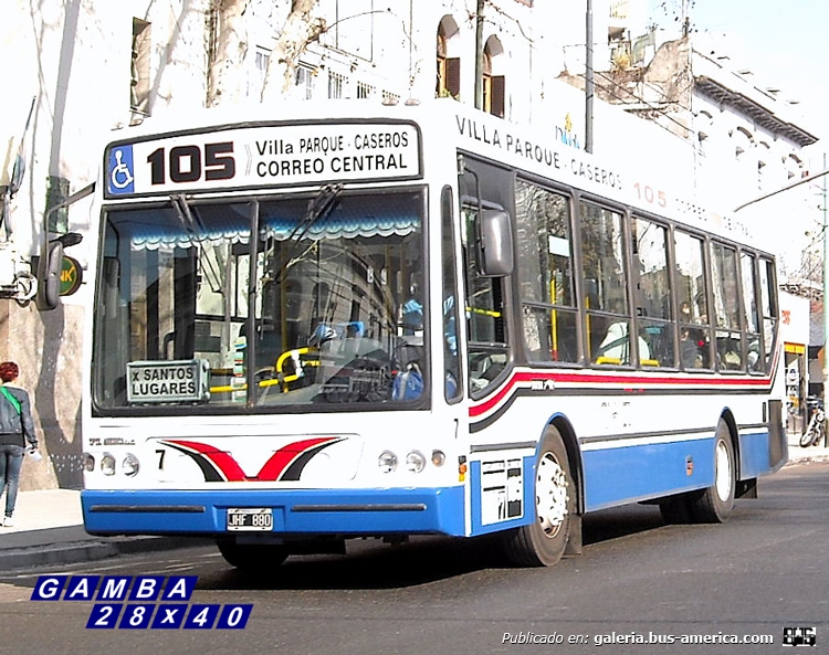 T.A.T.S.A. - Puma D 10.5 - América
JHF 880
Línea 105 - Interno 7

Colección: Gamba 28x40
Palabras clave: Gamba / 105