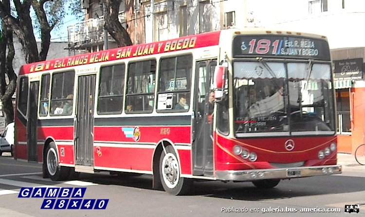 Mercedes-Benz OH 1618 L - Metalpar - Siglo XXI
JIY 105
Línea 181 - Interno 236

Colección: Gamba 28x40

http://galeria.bus-america.com/displayimage.php?pid=37459
http://galeria.bus-america.com/displayimage.php?pid=38523
Palabras clave: Gamba / 181