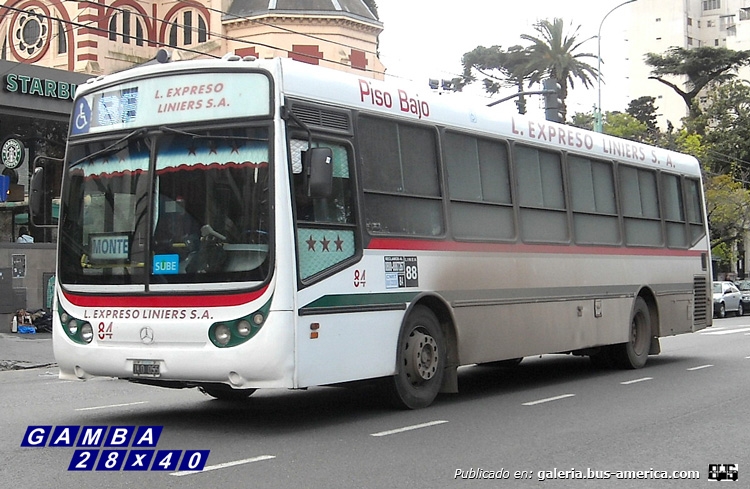 Mercedes-Benz O-500 U - Metalpar - L.E. Liniers
ILO 055
Línea 88 - Interno 84

Colección: Gamba 28x40
Palabras clave: Gamba / 88