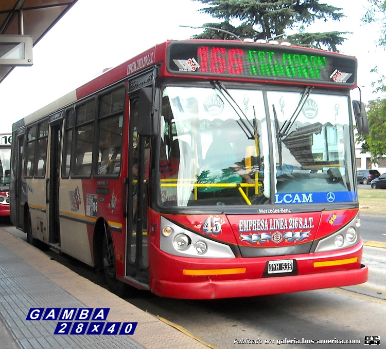 Mercedes-Benz OH 1718 L - Bi-Met - Línea 216
OYH 539
Línea 166 - Interno 45

Colección: Gamba 28x40

http://galeria.bus-america.com/displayimage.php?pid=37002
Palabras clave: Gamba / 166