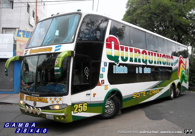 Scania - Marcopolo (para Bolivia) - Quirquincho
Bolivia
2896 IFB
Interno 256

Colección: Gamba 28x40
Palabras clave: Gamba / Larga