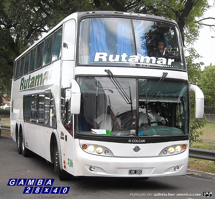 Mercedes-Benz O-500 RSD - Sudamericanas - Rutamar
LHM 085
Interno 236

Colección: Gamba 28x40
Palabras clave: Gamba / Larga