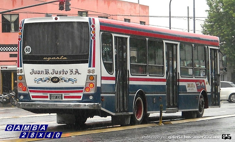 Mercedes-Benz OH 1718 L - Ugarte - Juan B Justo
KNP 638
Línea 34 - Interno 33
Es nuevo, para mi, en la línea, los muchachos de la 34 no gastaron mucho en pintura, proviene de la alguna vez línea hermana, la 152

Colección: Gamba 28x40

http://galeria.bus-america.com/displayimage.php?pid=39130
Palabras clave: Gamba / 34