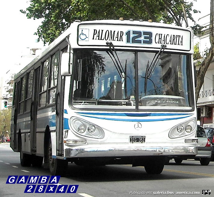 Mercedes-Benz OH 1315 L - La Favorita - Línea 123
IEG 351 
Línea 123 - Interno 17

Colección: Gamba 28x40
Palabras clave: Gamba / 123