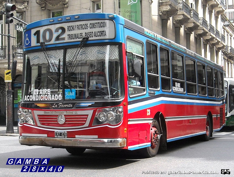 Mercedes-Benz OH 1618 L - La Favorita - Sargento Cabral
LRZ 428
Línea 102 - Interno 28
Palabras clave: Gamba / 102