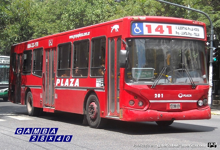 T.A.T.S.A. - Puma D 12 - Plaza
HAR 991
Línea 141 - Interno 201
Sigo en busca del último T.A.T.S.A. de primera generación, el de la imagen comparte dominio cercano a algunos de segunda versión

Colección: Gamba 28x40
Palabras clave: Gamba / 141