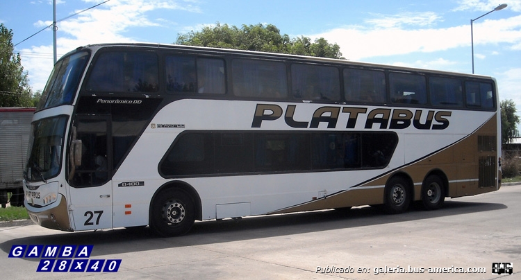 Mercedes-Benz O-400 RSD - Busscar (en Argentina) - Platabus
Interno 27

Colección: Gamba 28x40
Palabras clave: Gamba / Larga