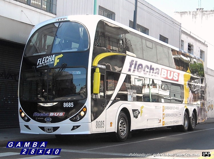 Scania K 410 - Metalsur Starbus 405 - Flecha BUS
PHE 130
Interno 8685

Colección: Gamba 28x40
Palabras clave: Gamba / Larga