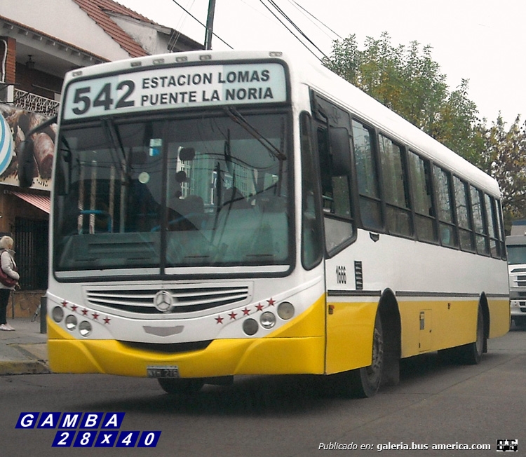 Mercedes-Benz OF 1722 - Metalpar - Autobuses Santa Fe
NYH 276
Línea 542 - Interno 1666

Colección: Gamba 28x40
Palabras clave: Gamba / 542