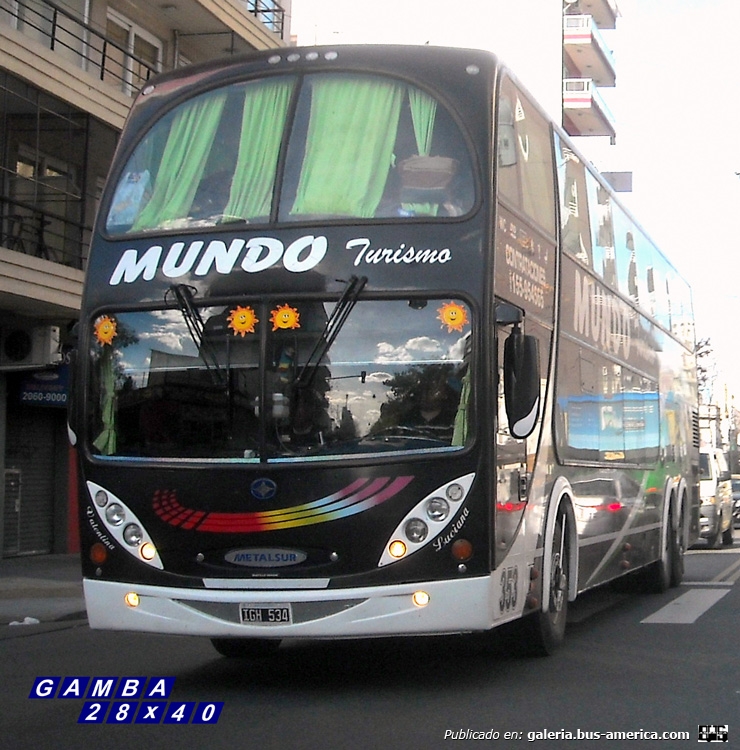 Scania - Metalsur Starbus 405 - Mundo
IGH 534
Interno 353

Colección: Gamba 28x40
Palabras clave: Gamba / Larga