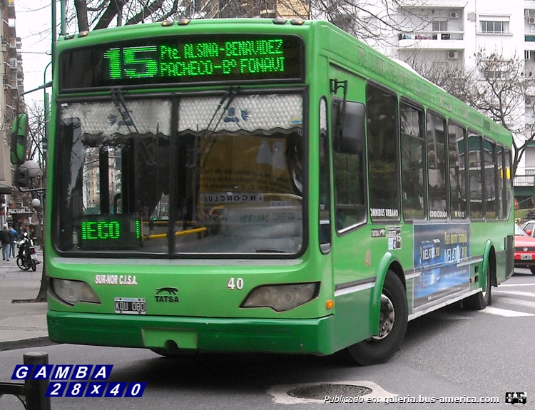 T.A.T.S.A. - Puma D 12 - Sur-Nor
KQU 080
Línea 15 - Interno 40

Colección: Gamba 28x40
Palabras clave: Gamba / 15