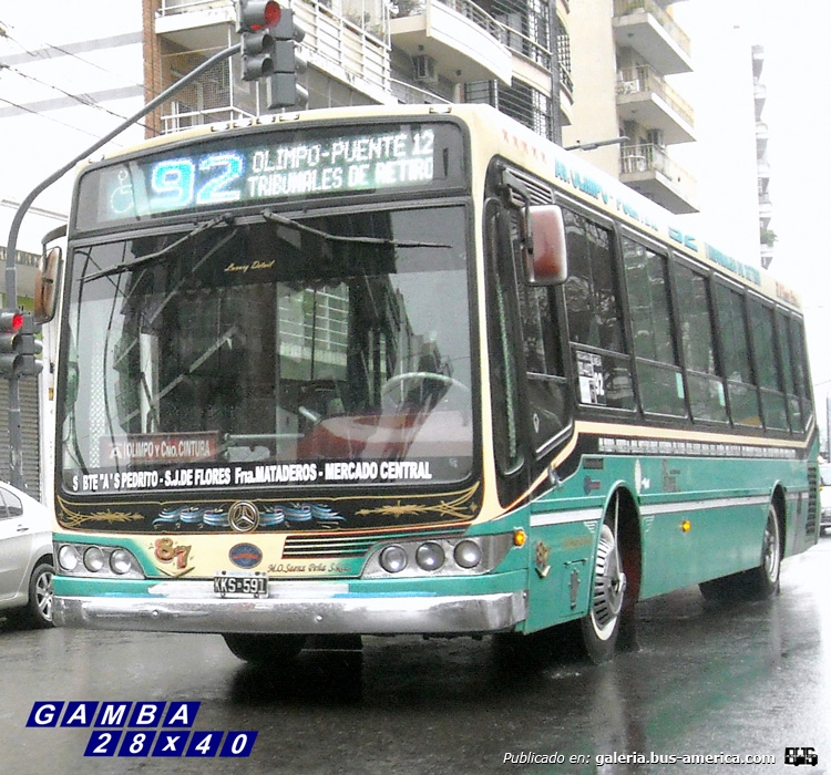 Mercedes-Benz OH 1618 L - Nuovobus - M.O. Saenz Peña
KKS 591 
Línea 92 - Interno 87

Colección: Gamba 28x40
Palabras clave: Gamba / 92