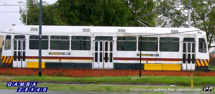 Materfer - Metrovías 
Coche 12

Colección: Gamba 28x40
Palabras clave: Gamba / FFCC