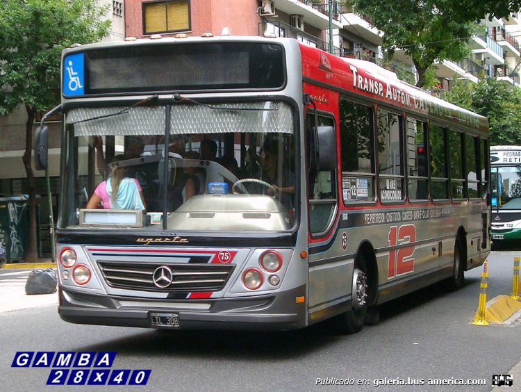 Mercedes-Benz O-500 - Ugarte - Callao
LIL 308
Línea 12 - Interno 75
Al servicio del Ferrocarril Sarmiento

Colección: Gamba 28x40
Palabras clave: Gamba / 12