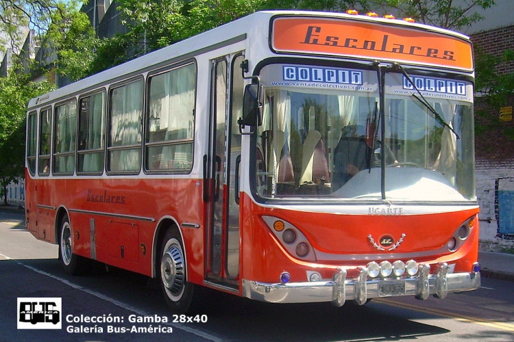 Mercedes-Benz OH 1115 L - Ugarte - Escolar
EQK 365
Coche que inició su carrera en Larrazábal, línea 188, luego perteneció a Los  Constituyentes, línea 127, para terminar su servicio activo en el Expreso Quilmes, línea 98. Hoy luce de muy buena forma

Colección: Gamba 28x40

http://galeria.bus-america.com/displayimage.php?pid=34390
http://galeria.bus-america.com/displayimage.php?pid=34393
Palabras clave: Gamba / esc