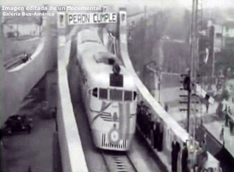 Ganz (en Argentina) - Ferrocarriles Nacionales Argentinos
Imagen tomada con motivo de la inauguración del viaducto Sarandí

Imagen editada de un documental
Captura: Gamba 28x40
Palabras clave: Gamba / FFCC