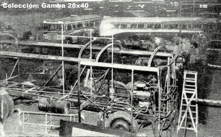 Carrocerías CAMETAL
Vista interior de la planta, en 1964
Palabras clave: Gamba / Cametal