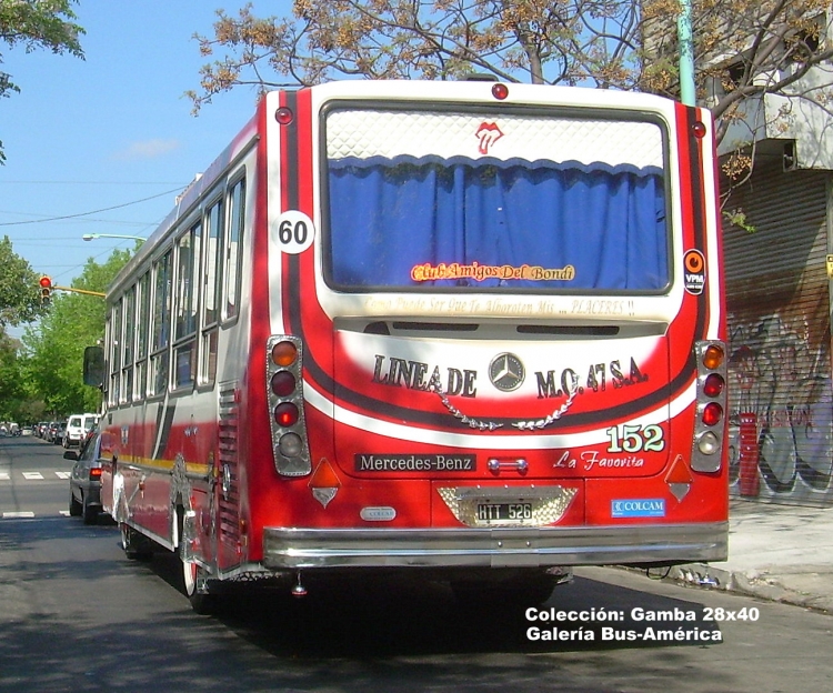 Mercedes-Benz OH 1315 L - La Favorita - M.O. 47
HTT 526
Línea 47 - Interno 152
Famoso de la línea, imagen tomada un día después de la
última exposición de Amigos del Bondi

Colección: Gamba 28x40

http://galeria.bus-america.com/displayimage.php?pid=40218
Palabras clave: Gamba / 47