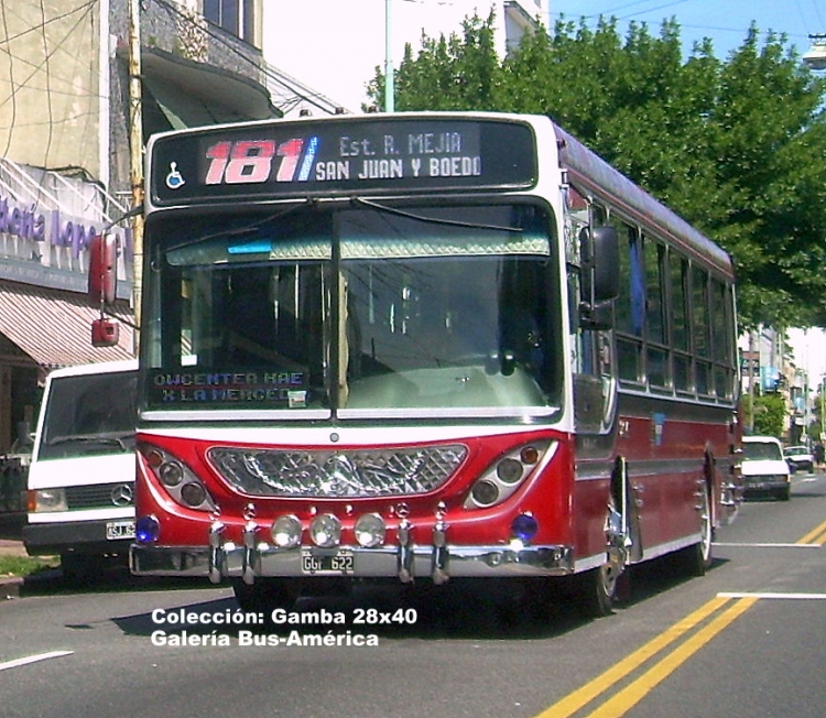 Mercedes-Benz OH 1315 L - Ugarte - Siglo XXI
GGF 622
Línea 181 - Interno 204
Ex línea 34 - Interno 35
Algunos coches, en poco tiempo, se van cargando
de fama, hace poco no poseía tantos ornamentos

Colección: Gamba 28x40

http://galeria.bus-america.com/displayimage.php?pos=-25575
http://galeria.bus-america.com/displayimage.php?pid=40159
Palabras clave: Gamba / 181