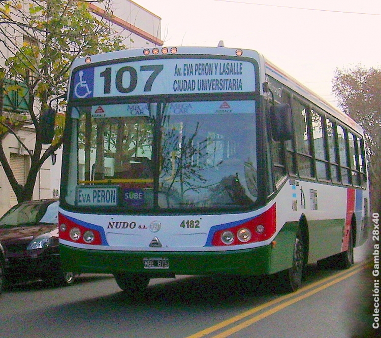 Agrale MT 15 - Todo Bus - NUDO
MBE 875
Línea 107 - Interno 4182
Palabras clave: Gamba / 107