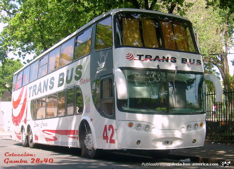Scania - Sudamericanas - Trans Bus
DSS 387
Interno 42

Colección: Gamba 28x40
Palabras clave: Gamba / Larga