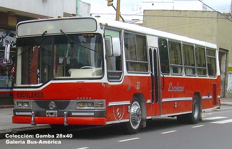 Mercedes-Benz OH 1621 L - Ei-Var - Escolar
CGC 249
Unidad que inicio su carrera en Transportes Los Andes, línea 78, como interno 3.

Colección: Gamba 28x40
Palabras clave: Gamba / esc
