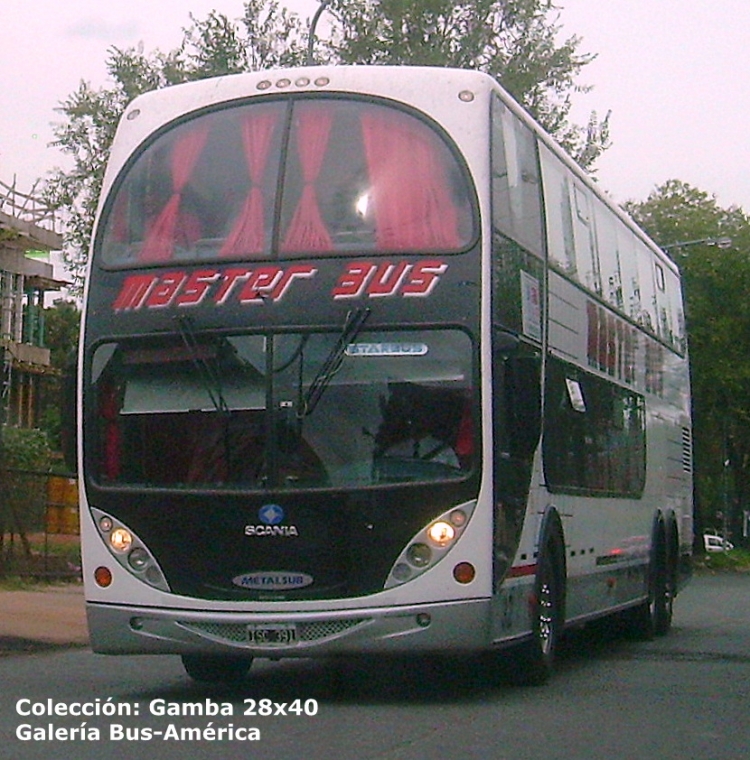 Scania - Metalsur Starbus - Master Bus
ISC 391
Interno 32
Palabras clave: Gamba / Larga