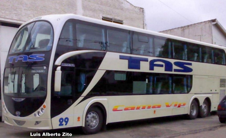 TAS - Mercedes-Benz O-500 RSD - Metalsur Starbus II
LLR 370
Flamante incorporación de TAS

Foto gentileza de Luis Alberto Zito
Palabras clave: Gamba / TAS 29