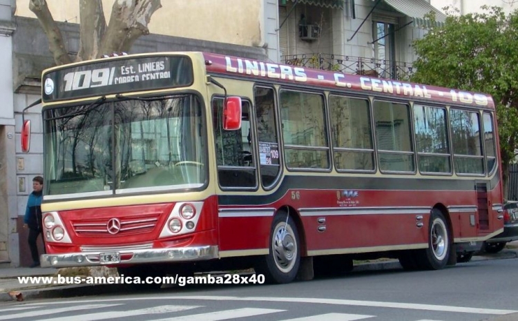 Mercedes-Benz OH 1315 L - Ugarte - Nueve de Julio
HLG 262
Línea 109 - Interno 56

Colección: Gamba 28x40

http://galeria.bus-america.com/displayimage.php?pid=40628
Palabras clave: Gamba / 109