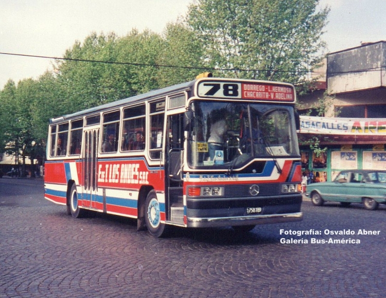 Mercedes-Benz OHL 1320 - Ei-Var - Cia. Los Andes 
C 1758189
Línea 78 - Interno 6

Fotografía: Osvaldo Abner
Gestión: Pablo Olguín
Palabras clave: Gamba / 78