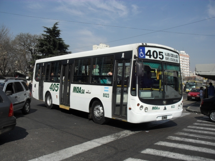 Agrale MT 12 - Todo Bus - Micro Ómnibus Avenida 
HXO 773
Linea 405 - Interno 8023
Unidad ex alguna línea de DOTA, en servicio en la nueva Línea 405.
