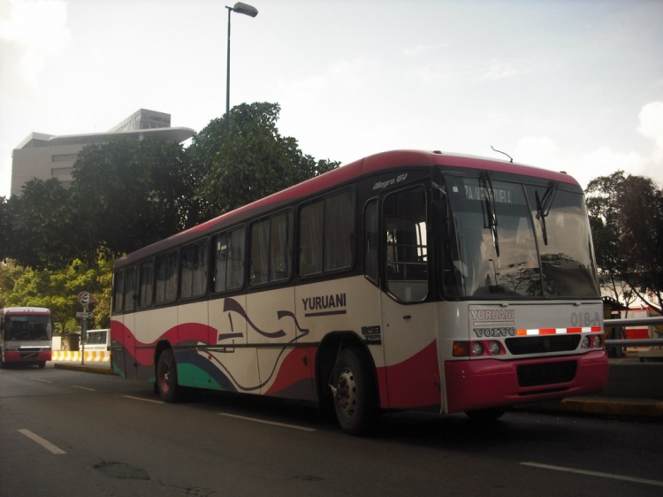 Volvo B58 - Marcopolo Allegro GV (en Venezuela) - Yuruani (018-A)
Parado en la zona de Plaza Venezuela a la espera de su turno para embarcar y regresar a Los Teques.
Palabras clave: Marcopolo Allegro Volvo