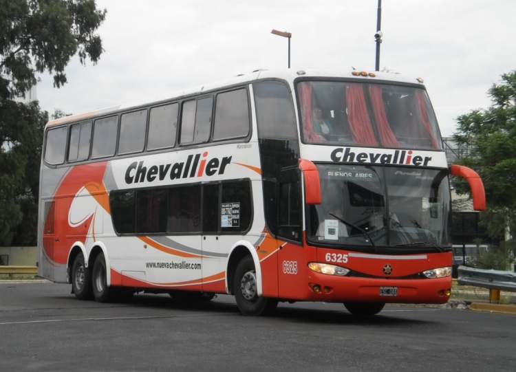 Volvo B10R - Marcopolo Paradiso G6 1800DD (En Argentina) - Nueva Chevallier 6325
ESC-044
Otro más para la diversidad de imágenes de Chevallier.
Palabras clave: Marcopolo Paradiso G6 1800DD Volvo