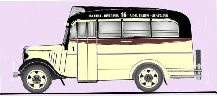 Chevrolet (G.M.C.) - Marrugat - Línea 16
Línea 16 (Ex Línea 40)
Vehículo ficticio

Dibujo hecho por: Arnaldo Francisco Sábatto
