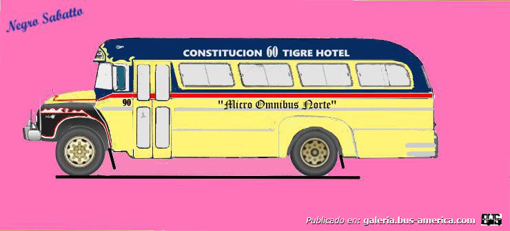  Linea 60 Ex Linea 31 Bedford J6LZ1 Carrocería El Indio Interno 90
