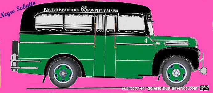 Linea 65 Ex Linea 7 Ford 1942 Carrocería La Favorita Interno 4
