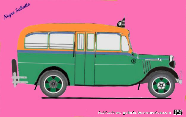 Linea 9 Luego 57 Chevrolet 1934  Carrocería Gnecco Interno 6
