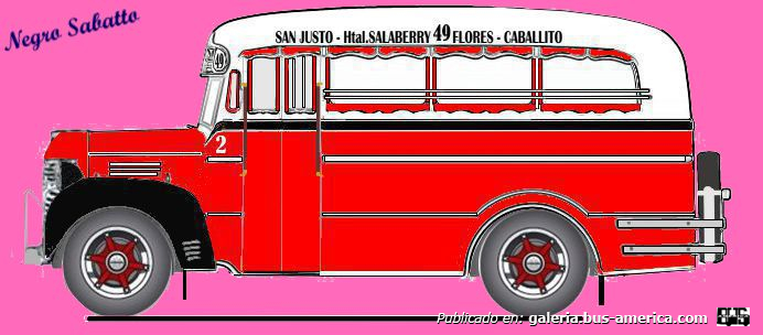 Linea 49 Ex Linea A Dodge 1940 Carrocería La Favorita Interno 2
