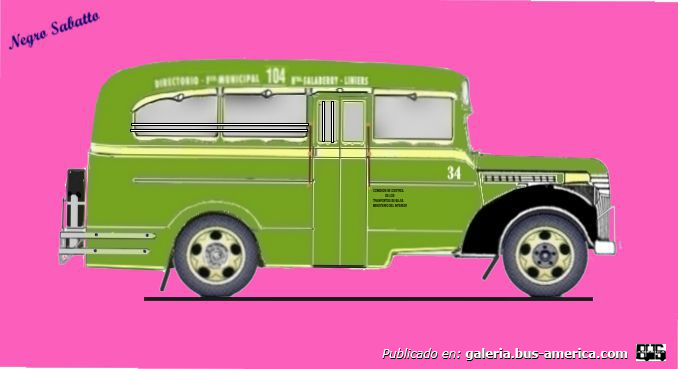  Linea 104 Chevrolet  1942  Carrocería Fortunato Interno 34
